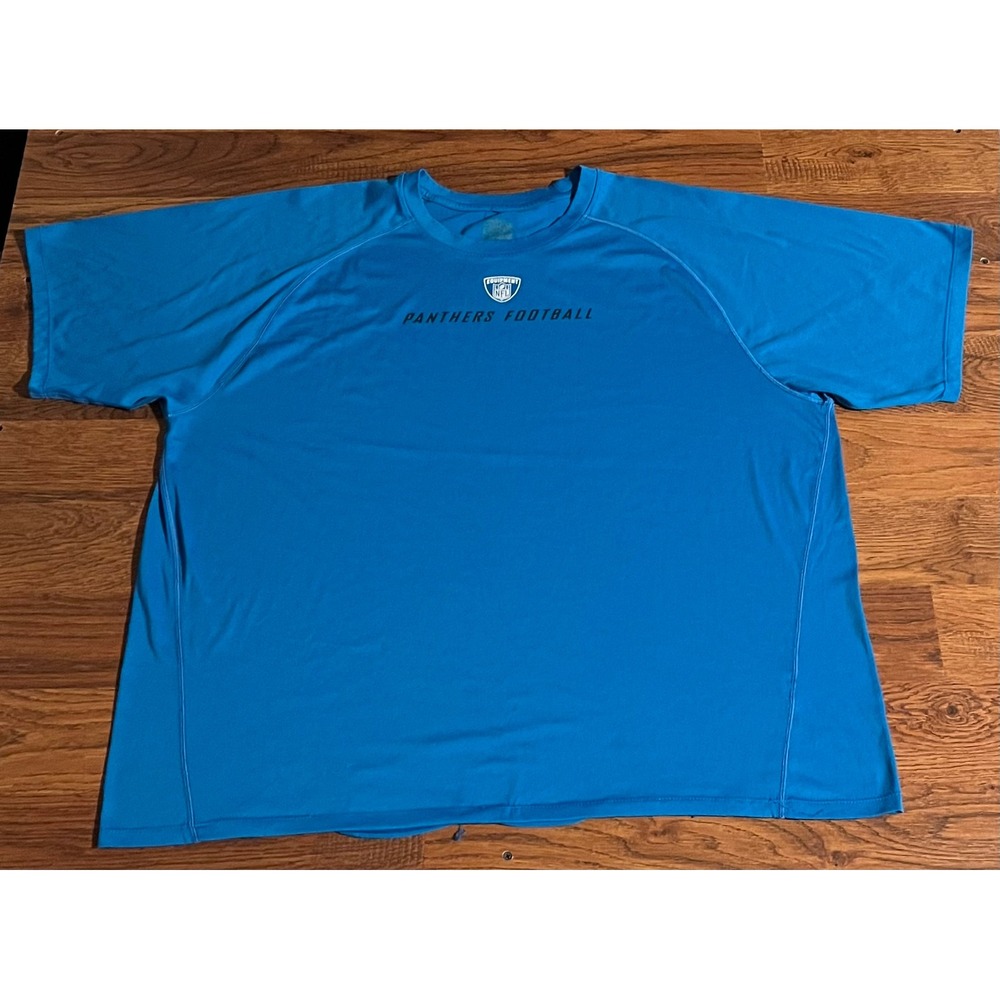NFL Equipment Carolina Panthers Football Performance Shirt Blue Mens XL